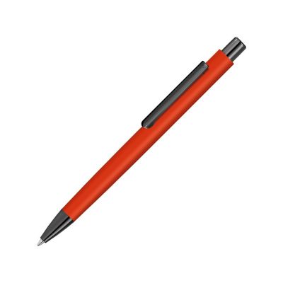 Металлическая шариковая ручка soft touch Ellipse gum, оранжевый-0
