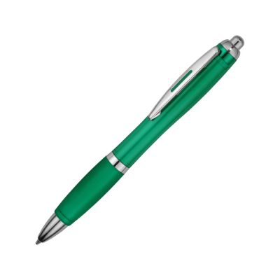 Ручка пластиковая шариковая Nash, зеленый, синие чернила-0