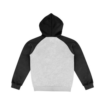 Толстовка с капюшоном Dublin мужская, черный/серый меланж-14