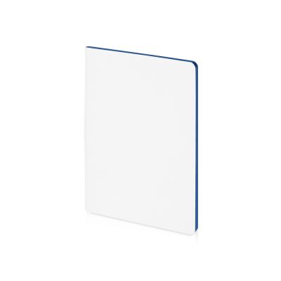 Бизнес-тетрадь А5 Pragmatic Contrast, 40 листов в клетку, белый с голубым срезом-0