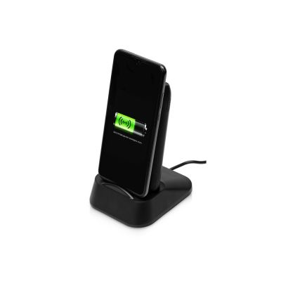 Портативное беспроводное зарядное устройство с док-станцией Uniq, 10000 mah, черный-2