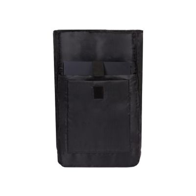 Рюкзак на липучке Vel из переработанного пластика, черный-12