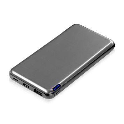 Внешний аккумулятор Forge v.2, металл, 10000mah, серый-0