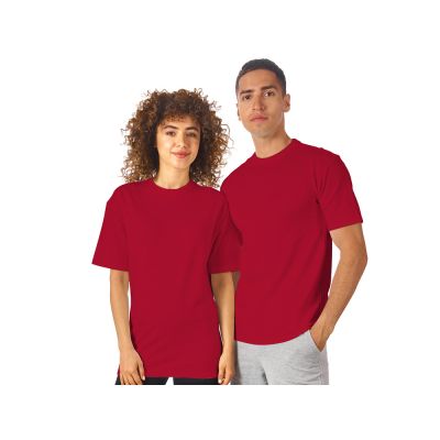 Футболка из френч терри Warsaw унисекс 220гр, красный-0