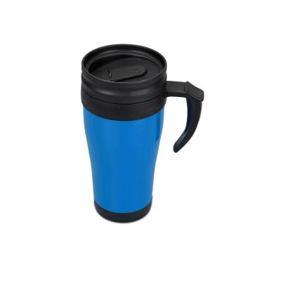 Кружка с термоизоляцией Silence 350мл, голубой-0