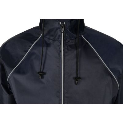 Дождевик Sunshine со светоотражающими кантами, темно-синий, размер  XS/S-4