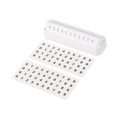 Табличка Tempark с номером телефона для временной парковки, белый-1