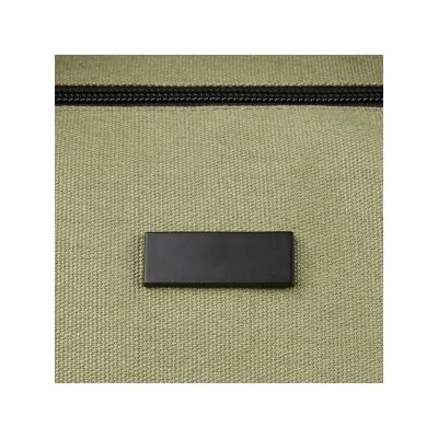 Спортивная сумка Joey из брезента, переработанного по стандарту GRS, объемом 25 л, оливковый-4