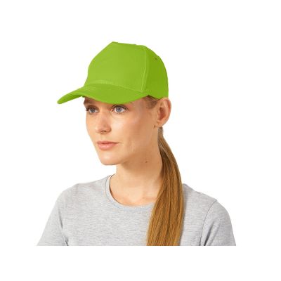 Бейсболка New York 5-ти панельная, зеленое яблоко-2