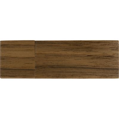 Флеш-карта USB 2.0 16 Gb Woody с магнитным колпачком, темное дерево-2