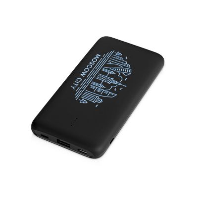 Внешний беспроводной аккумулятор с подсветкой лого Reserve X. 8000 mAh, черный-0