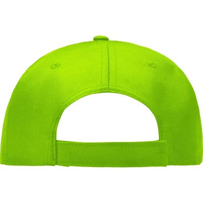 Бейсболка Poly 5-ти панельная 120 гр, зеленое яблоко-3