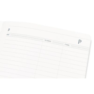 Ежедневник А5 недатированный Megapolis Velvet Flex, бордовый-3