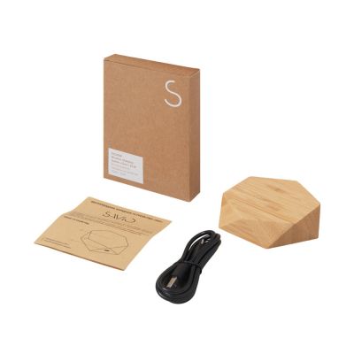 Беспроводное зарядное устройство Gex, 15 Вт, бамбук-9