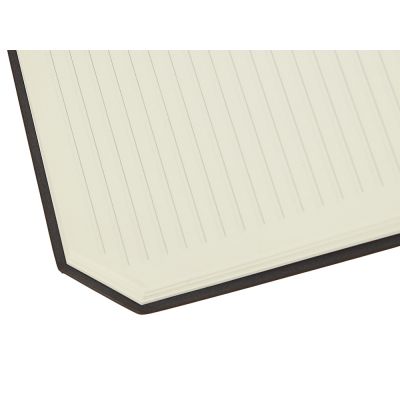 Блокнот А5 в гибкой обложке Chaplin, шоколадный-9