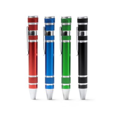 Алюминиевый мультитул BRICO в форме ручки, королевский синий-5