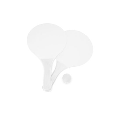 Набор FEROE для игры на пляже (2 ракетки и мячик), белый-1