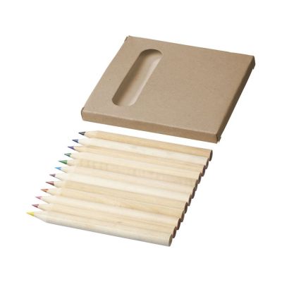 Набор карандашей для раскрашивания Artemaa с 12 предметами, натуральный-0