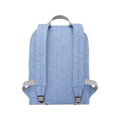 Рюкзак из переработанного хлопка и полиэстера плотностью 210 г/м2 Pheebs, синий-2