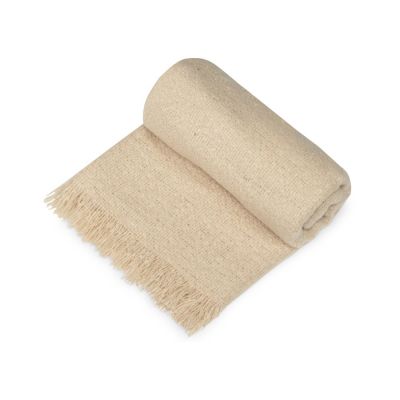 Плед акриловый Mohair, бежевый-1