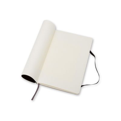 Записная книжка Moleskine Classic Soft (нелинованный), Large (13х21см), черный-2