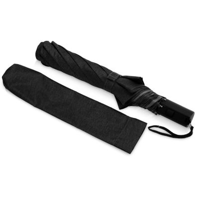 Зонт-полуавтомат Flick, черный-2