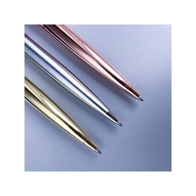 Ручка металлическая шариковая Sienna, золотистый-4