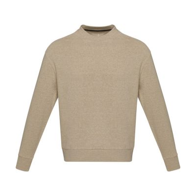 Jet унисекс Aware™ свитер с круглым вырезом из переработанных материалов - Oatmeal-1