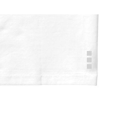 Ponoka мужская футболка из органического хлопка, длинный рукав, белый-4