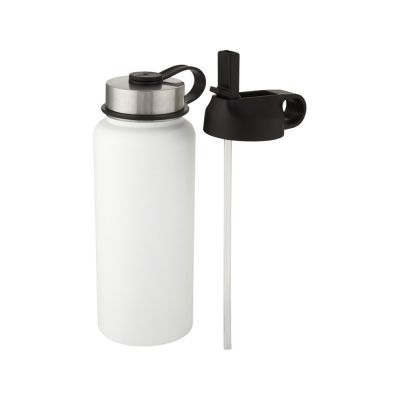 Supra медная спортивная бутылка объемом 1 л с вакуумной изоляцией и 2 крышками, белый-0