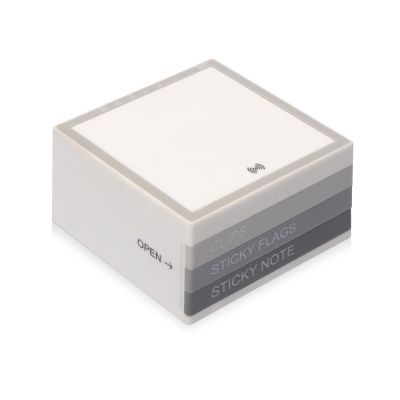 Настольный органайзер с функцией беспроводной зарядки, белый-2