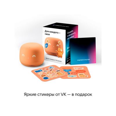 VK Капсула нео с голосовым помощником Марусей, оранжевый-4