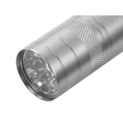 Фонарь с открывалкой Yok, серебристый (P)-3