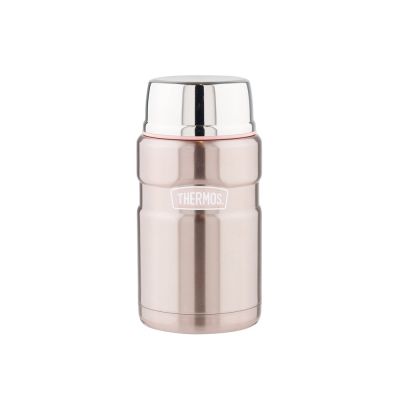 Термос из нерж. стали с ложкой тм THERMOS SK3021Р 0,7L, розовый-0