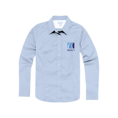 Рубашка Wilshire женская с длинным рукавом, синий-4