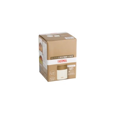 Термос из нерж. стали для еды тм THERMOS JBQ-400-MLK 0.4L, белый-3