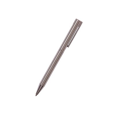 Ручка металлическая шариковая Bergamo, сталь-0