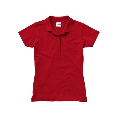 Рубашка поло First женская, красный-7