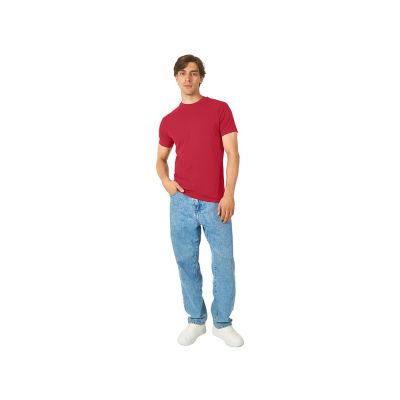 Футболка HD Fit короткий рукав с эластаном, мужская, красный-3
