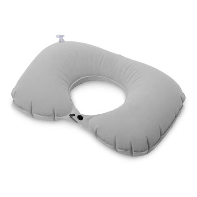 Подушка под шею с помпой Push, серый-1