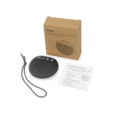 Портативная колонка Tempo, белый-3
