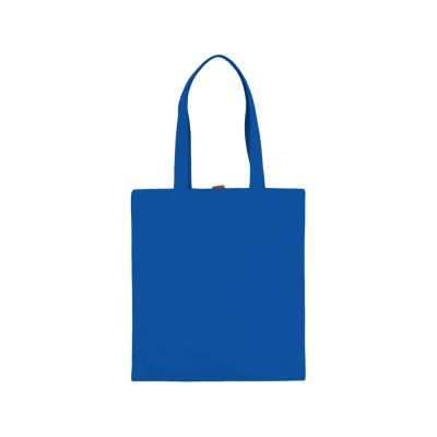 Сумка Clip из хлопка 340 г/м2 с застежкой из экокожи, синий-3