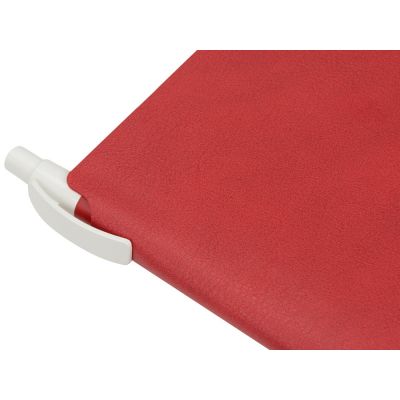 Блокнот Notepeno А5 с тонированными линованными страницами, красный-7