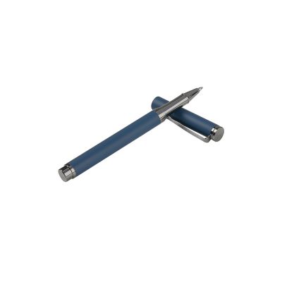 Ручка металлическая шариковая Venezia Pragmatico софт-тач, синий-3