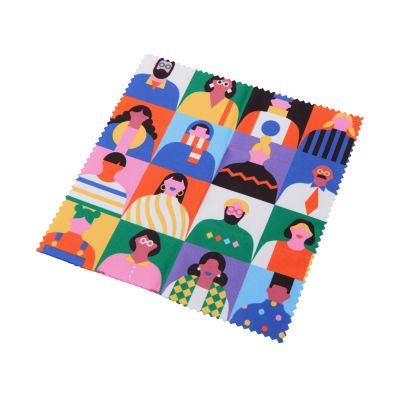 Салфетка для протирания очков с возможностью полноцветной печати-0