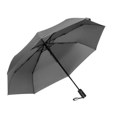 Зонт-автомат складной Reviver, светло-серый-1