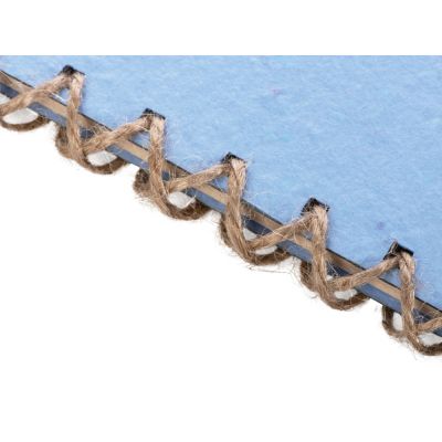 Живой блокнот с семенами цветов, А6, синий-5