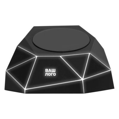 Док-станция Geo Dock с быстрой беспроводной зарядкой, черный с белой подсветкой. XOOPAR-0