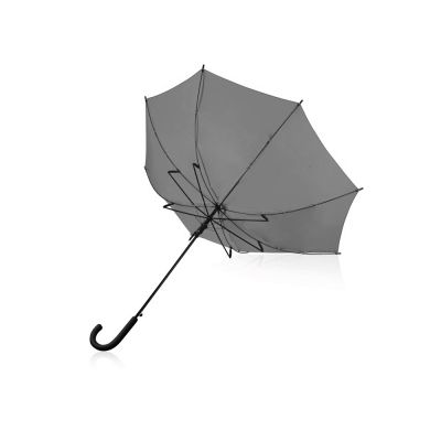Зонт-трость полуавтомат Wetty с проявляющимся рисунком, серый-7