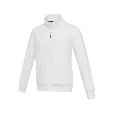 Galena унисекс-свитер с полноразмерной молнией из переработанных материалов Aware™  - Белый-0